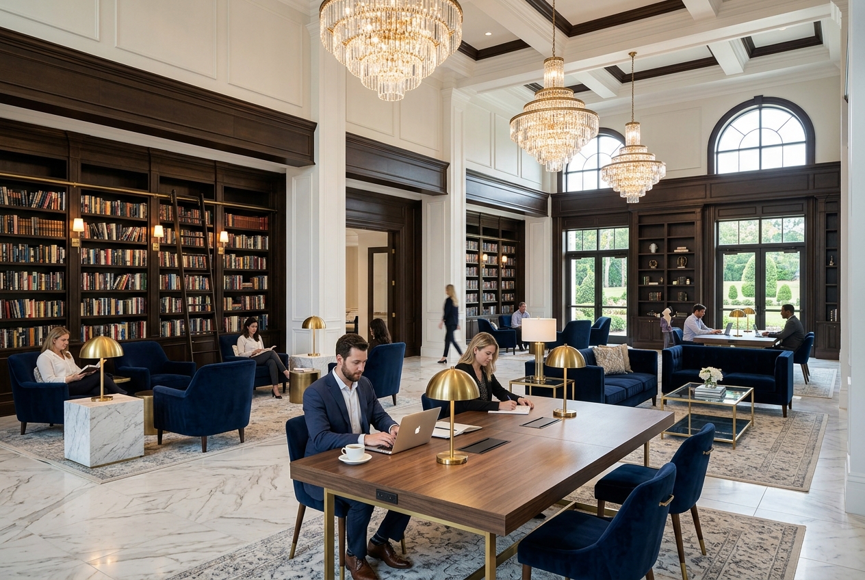 Grand Clubhouse and Library