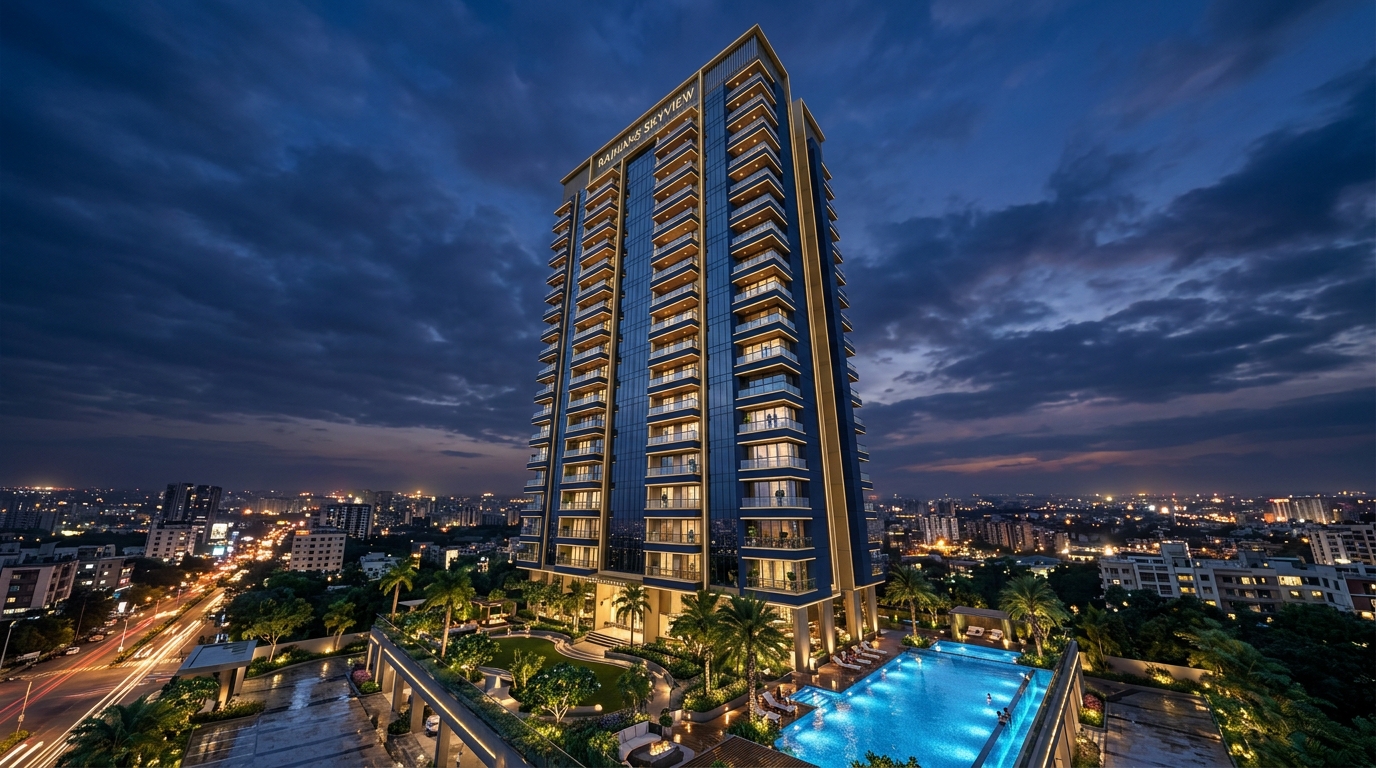 Sample tower render for Akashdeep Tower